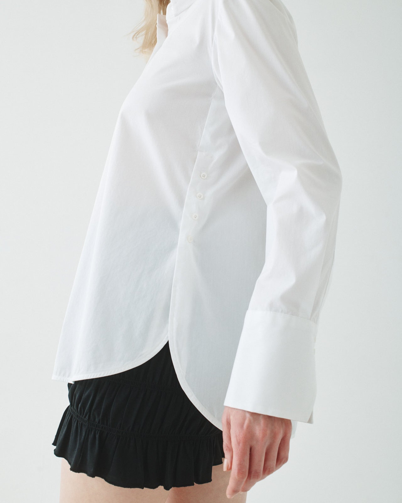 T.W.I.N. Side Vent Shirt in White