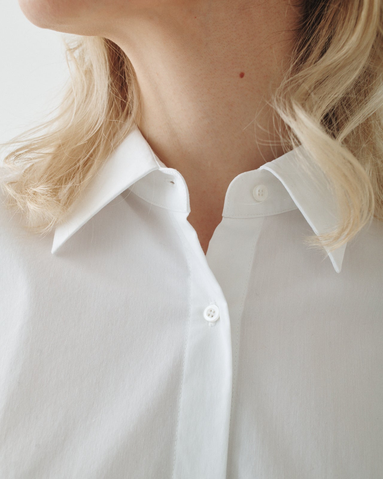 T.W.I.N. Side Vent Shirt in White