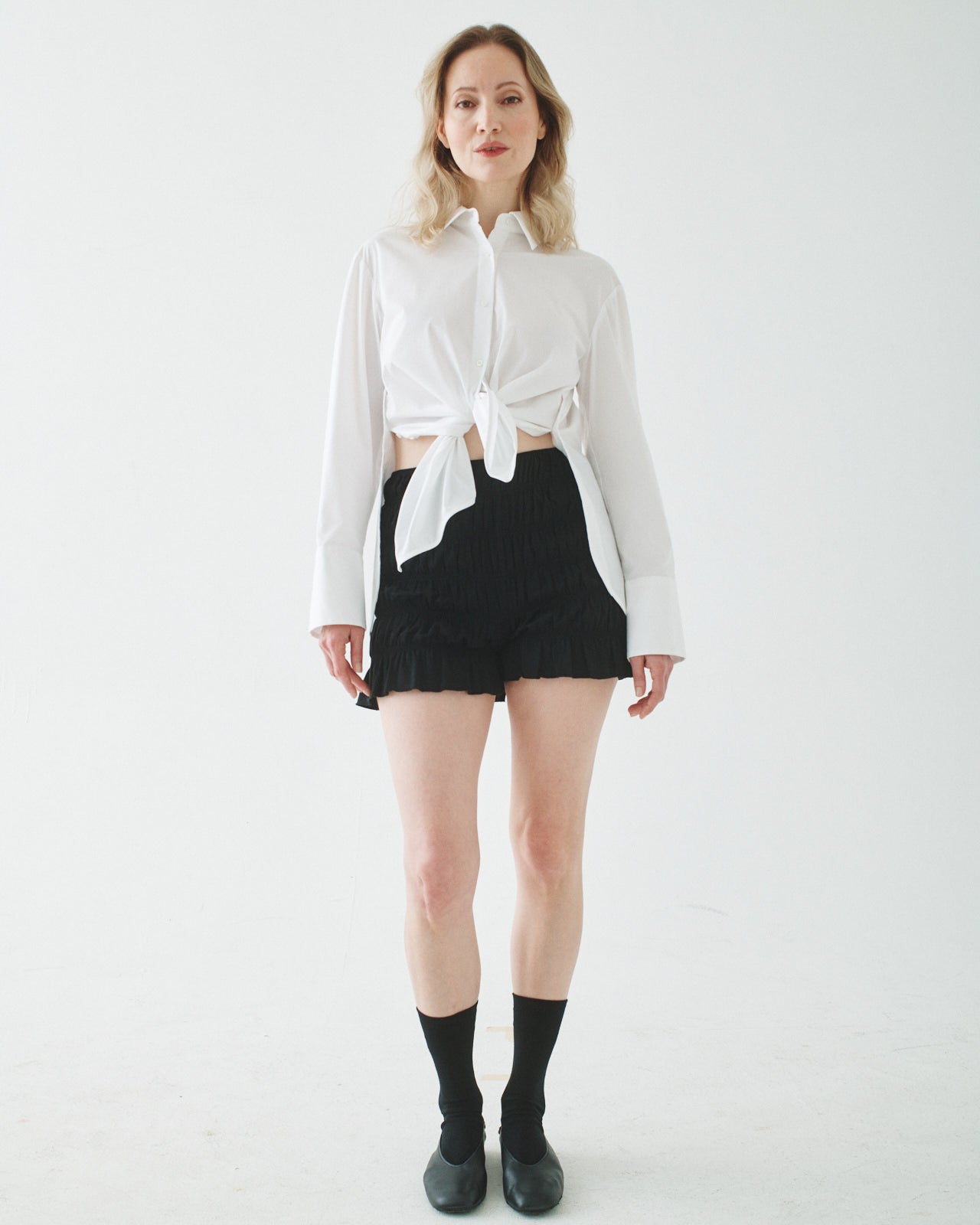 T.W.I.N. Side Vent Shirt in White