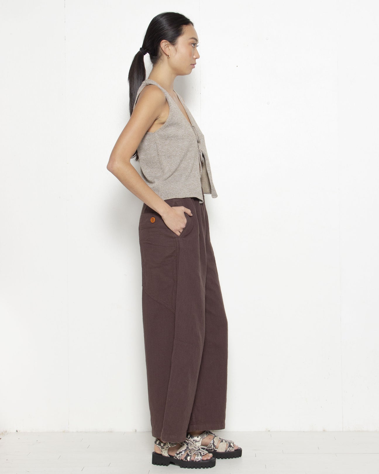 ATELIER DELPHINE Mikia Pant in Wren