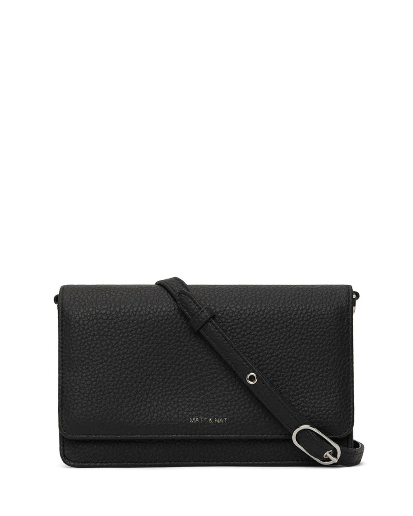 MATT & NAT Bee Vegan Crossbody Bag in Black