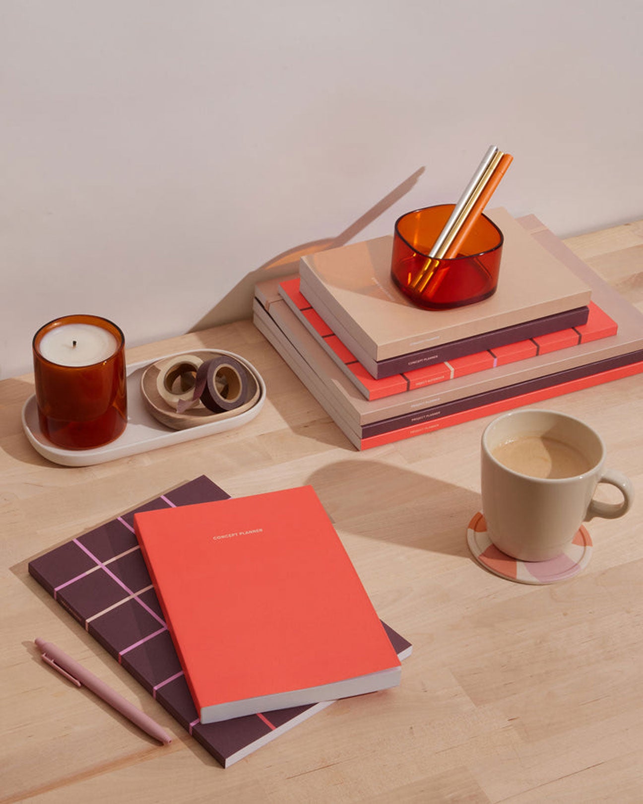 POKETO Concept Planner in Tangerine