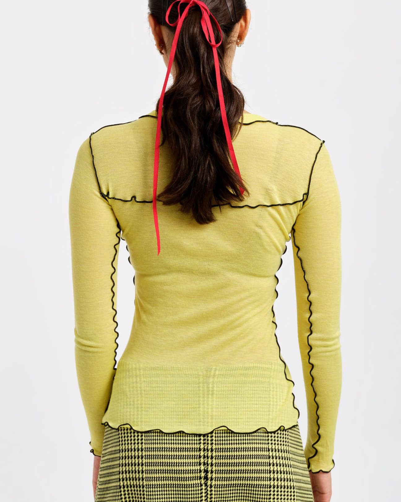 ELIZA FAULKNER Delia Top in Yellow