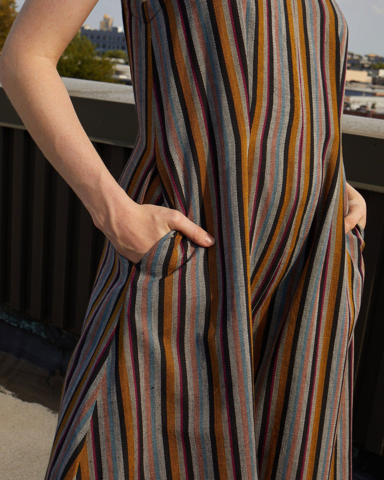 RUJUTA SHETH Forever Jumper in Storm Stripes