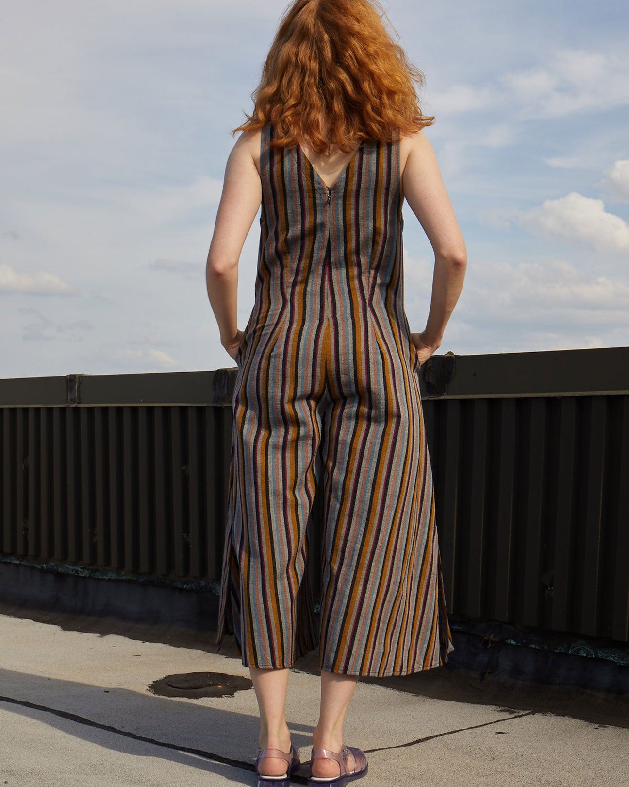 RUJUTA SHETH Forever Jumper in Storm Stripes