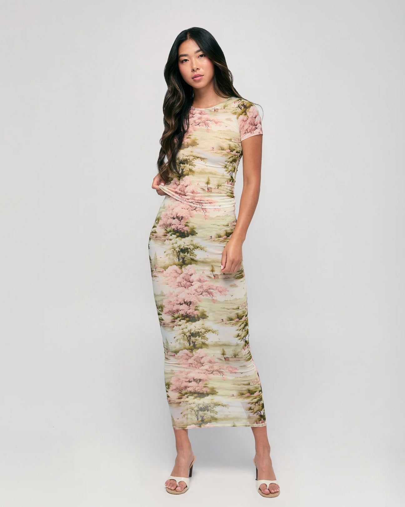 HILARY MACMILLAN Scottish Toile Mesh Skirt