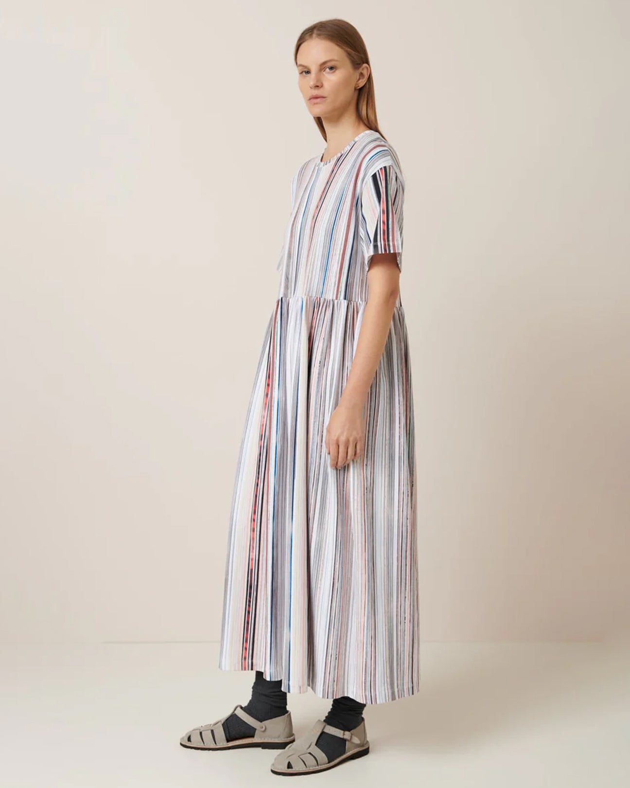 KOWTOW Library Dress in Library Stripe Print