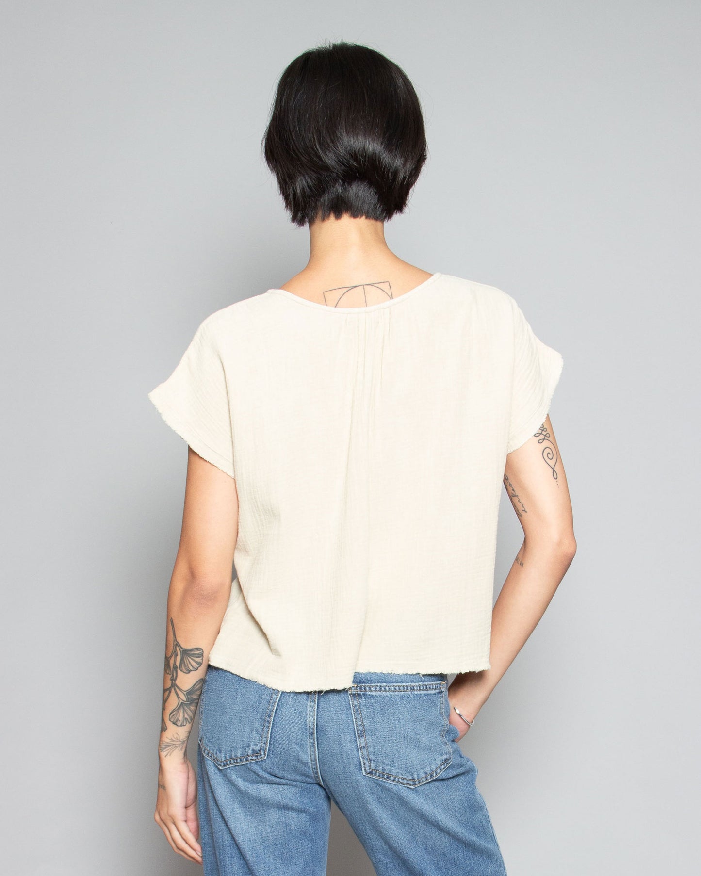 PERSONS Odessa Top in Parchment