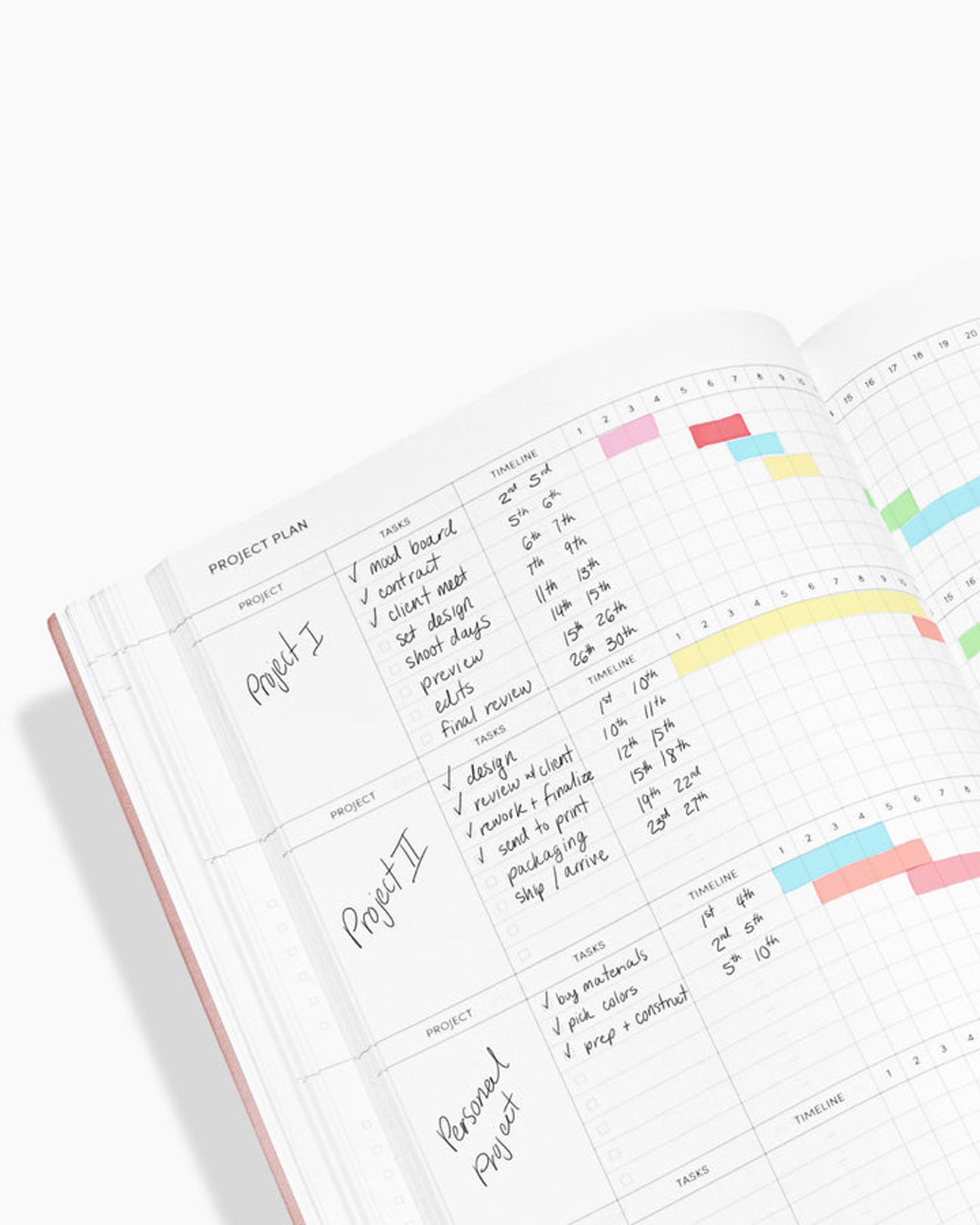 POKETO Project Planner in Maroon