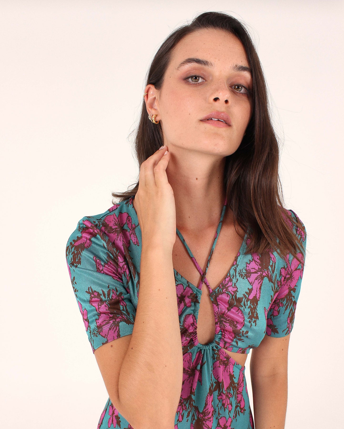 STUDIO FANTASTIQUE Cassilda Dress in Fuchsia