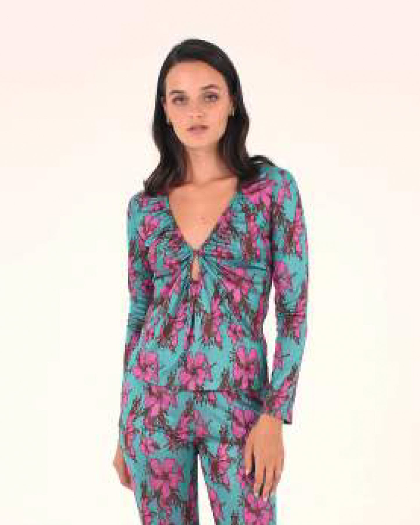 STUDIO FANTASTIQUE Carola Top in Fuchsia