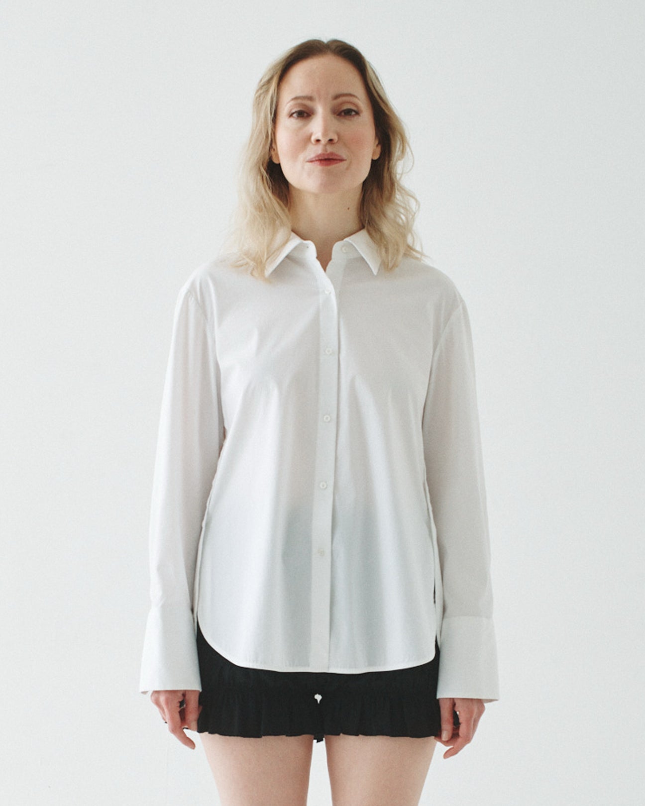 T.W.I.N. Side Vent Shirt in White