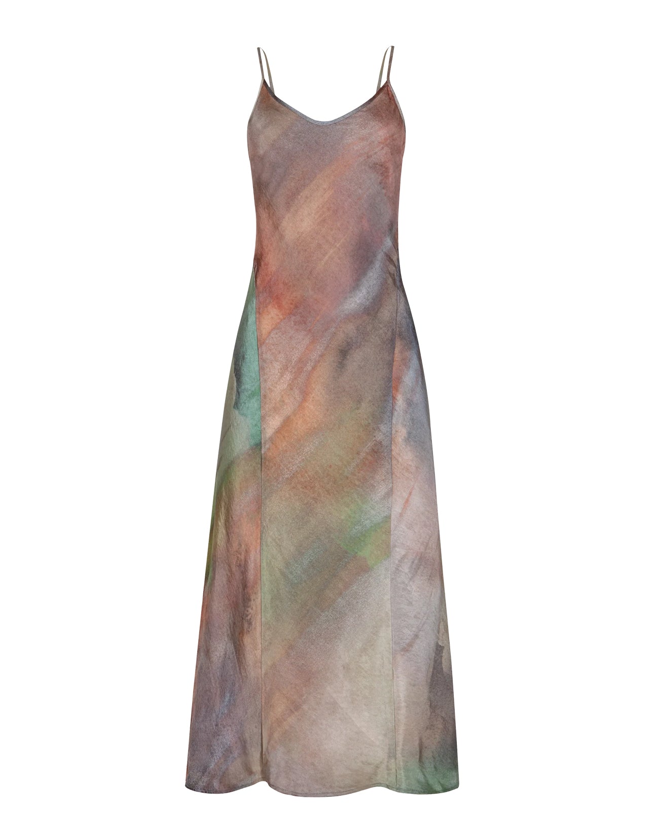 UNTITLED IN MOTION Noir Slip Dress in Naiad
