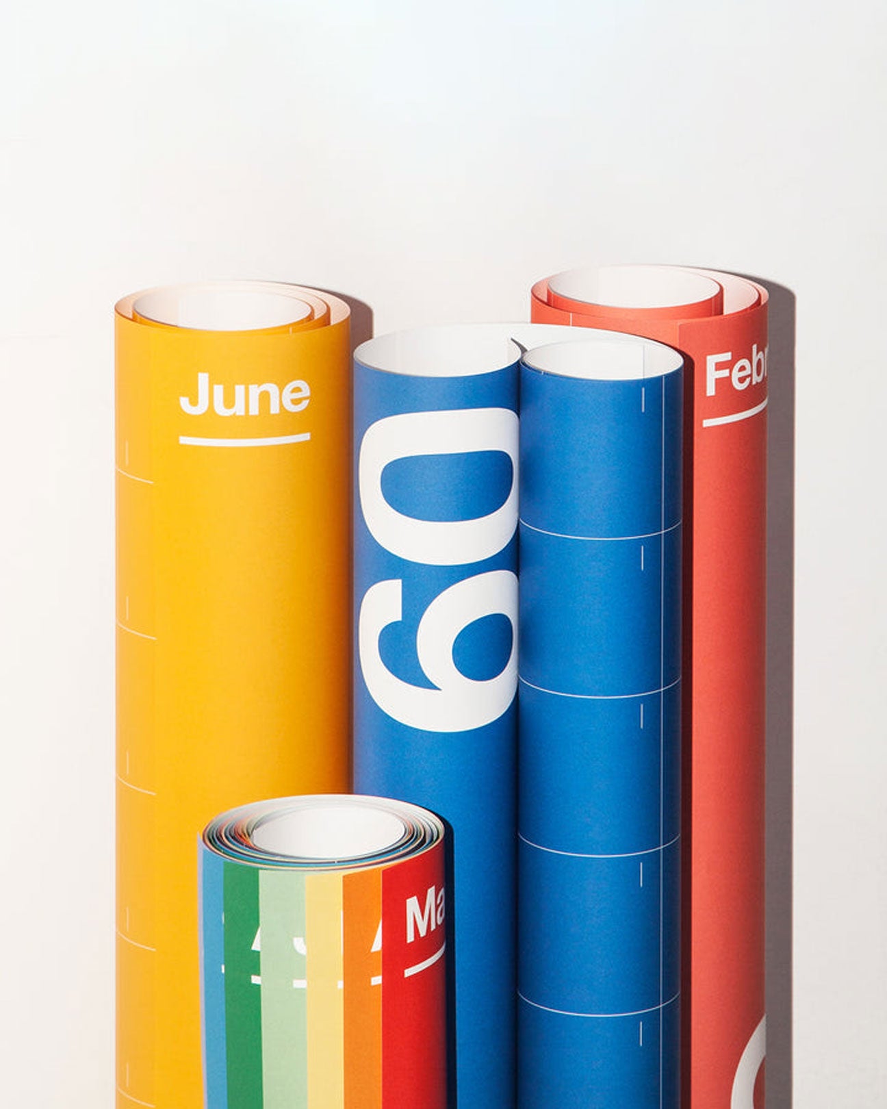 POKETO Spectrum Wall Planner in Vibrant