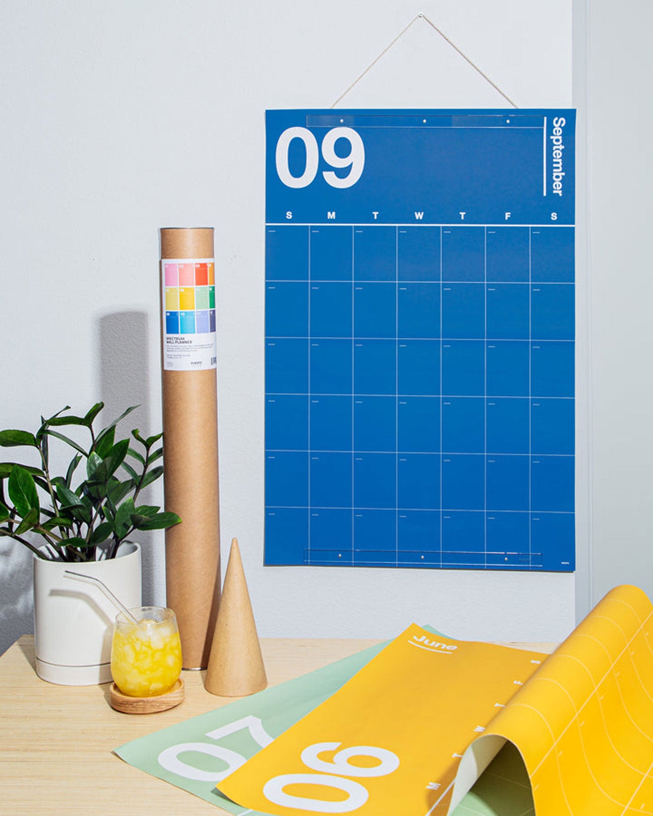 POKETO Spectrum Wall Planner in Vibrant
