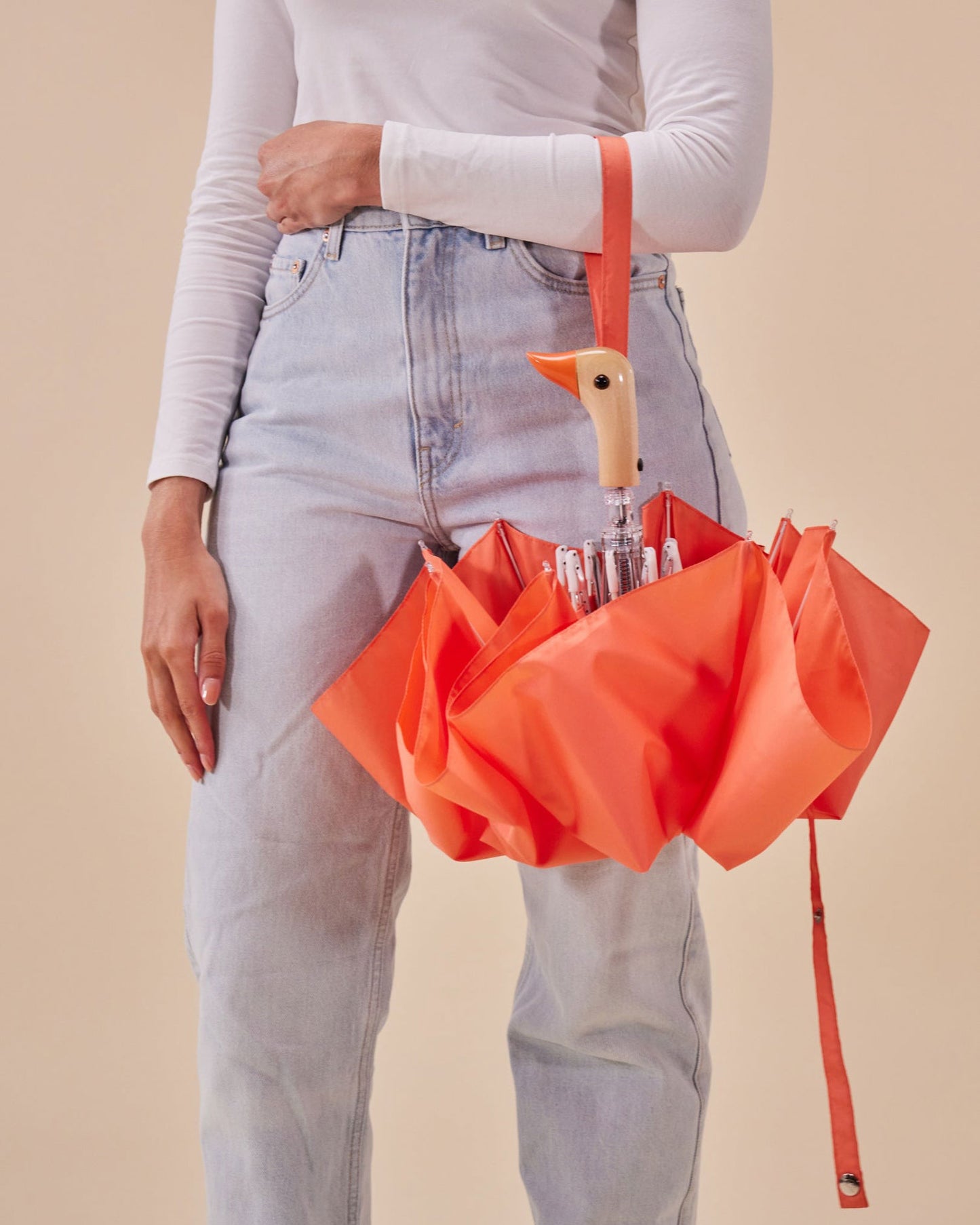 ORIGINAL DUCKHEAD Compact Umbrella in Peach