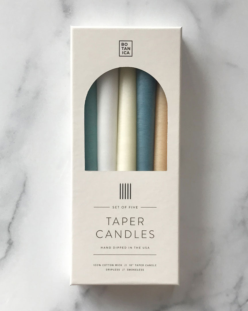 BOTANICA Zodiac Taper Candles - Air