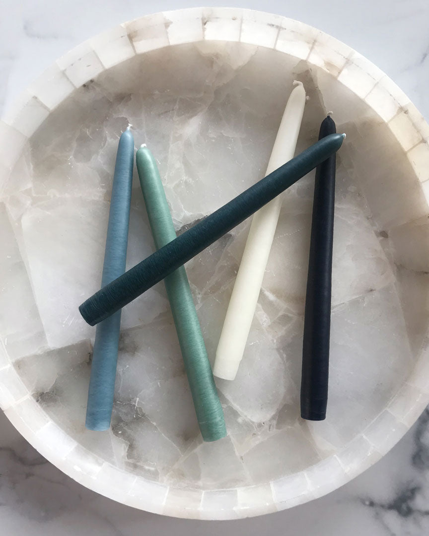 BOTANICA Zodiac Taper Candles - Water