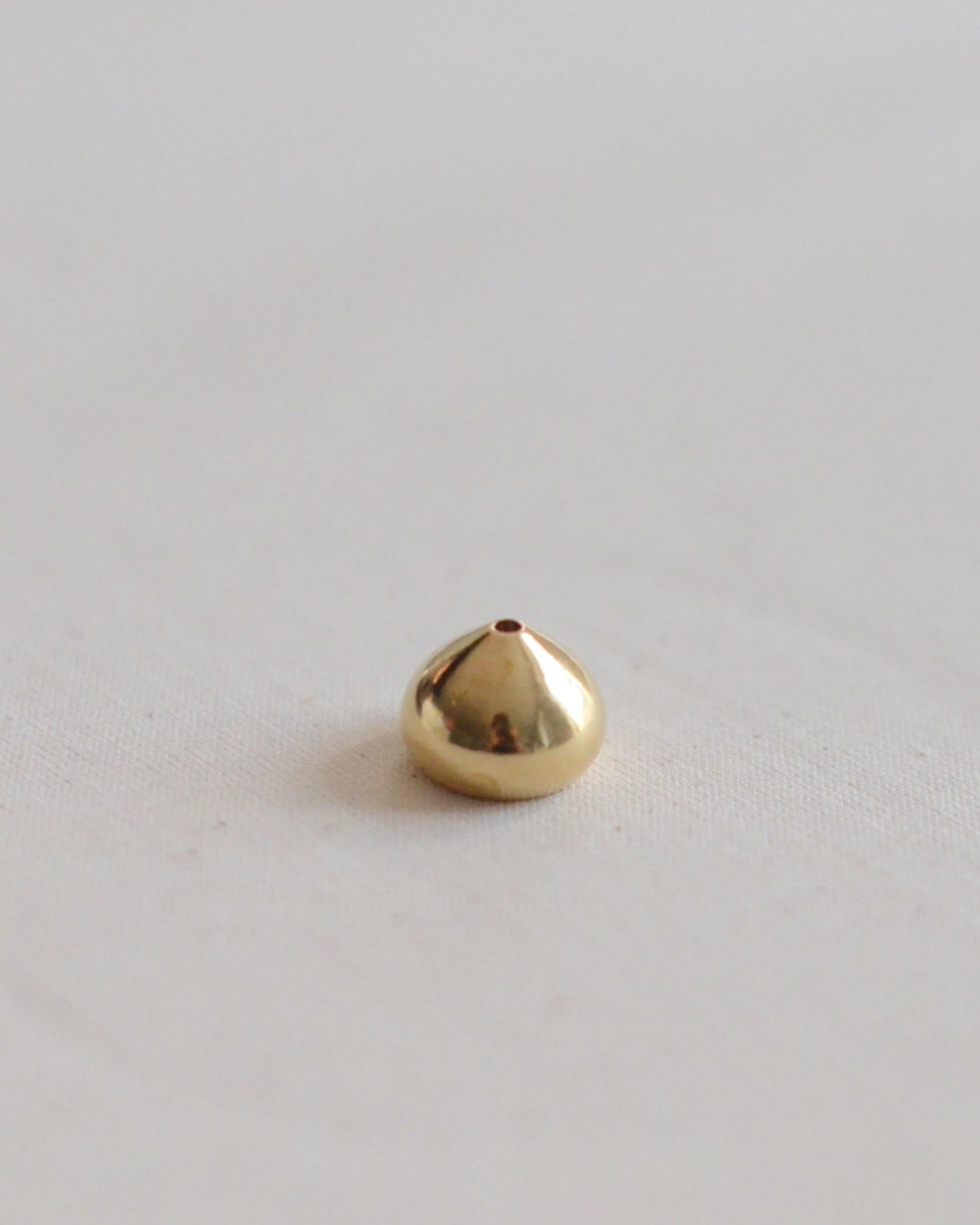 CEDAR AND MYRRH Brass Water Drop Shape Incense Holder