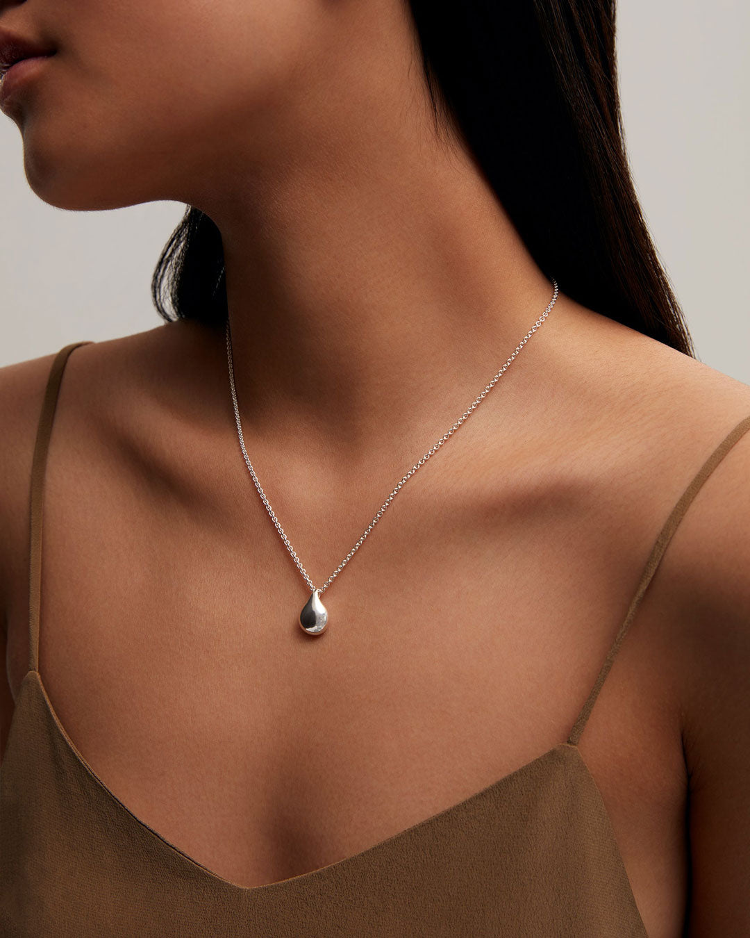 IDAMARI Drop Necklace in Sterling Silver