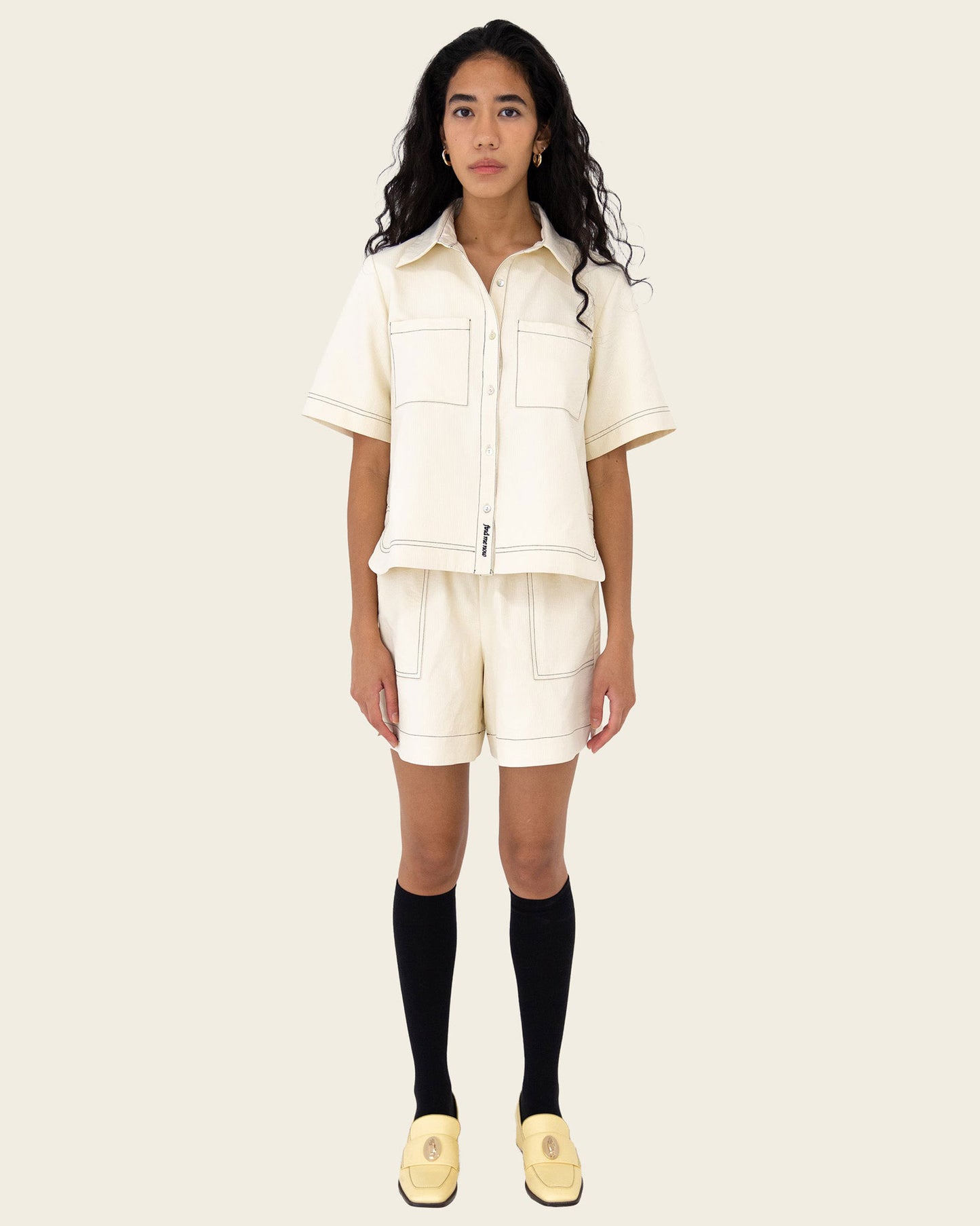 FIND ME NOW Hunter Cargo Basketball Short in Bone