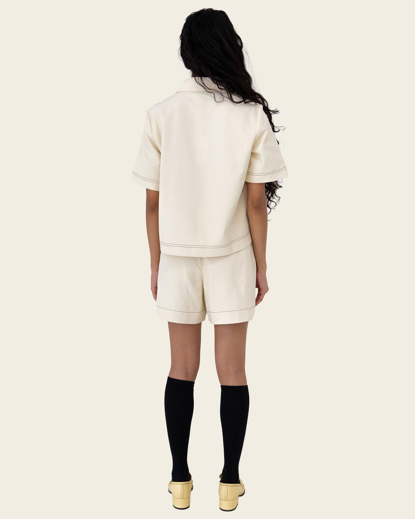 FIND ME NOW Hunter Cargo Basketball Short in Bone