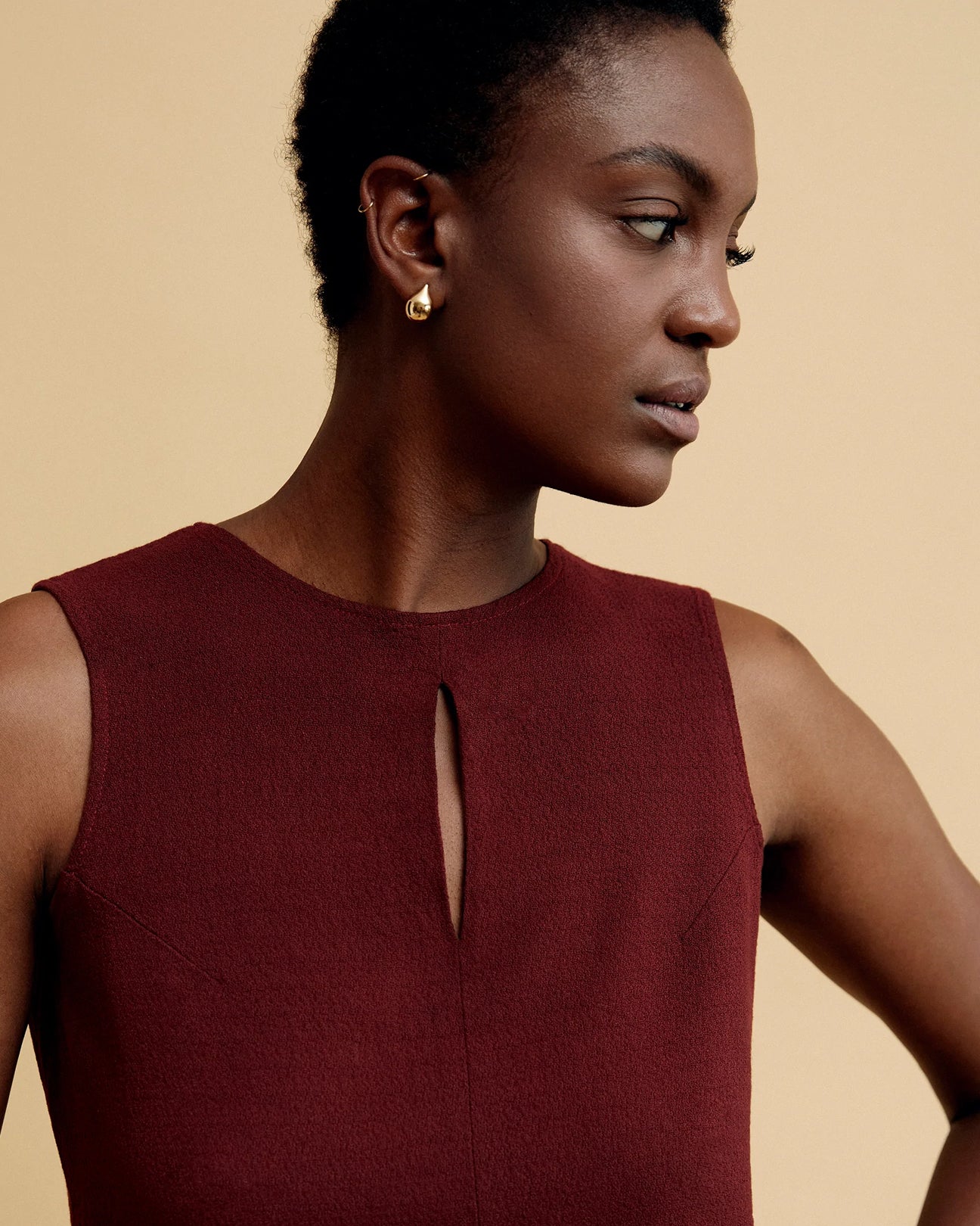IDAMARI Drop Earrings in Gold