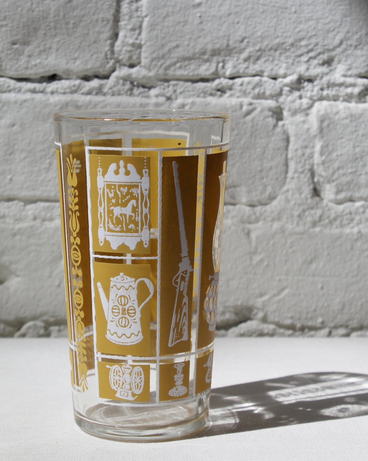 Vintage Golden Western Glasses set of 2 available at Lahn.shop