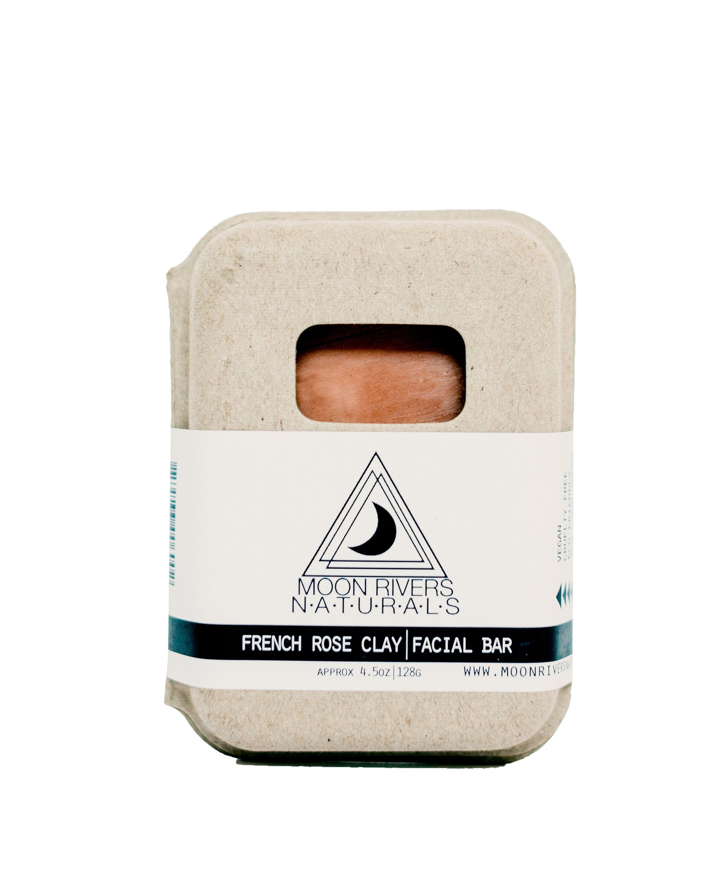 Moon Rivers Naturals French Rose Clay Facial Bar