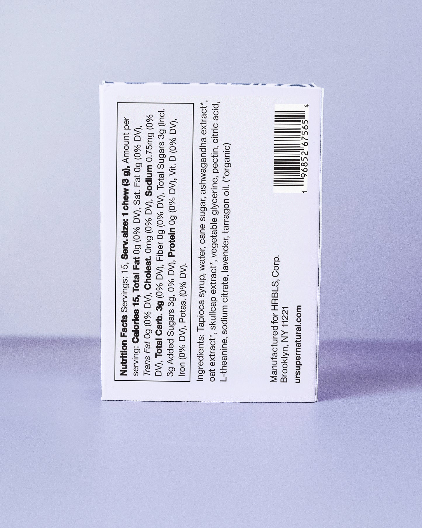 HRBLS Supernatural Herbal Gummies in Nerve-less