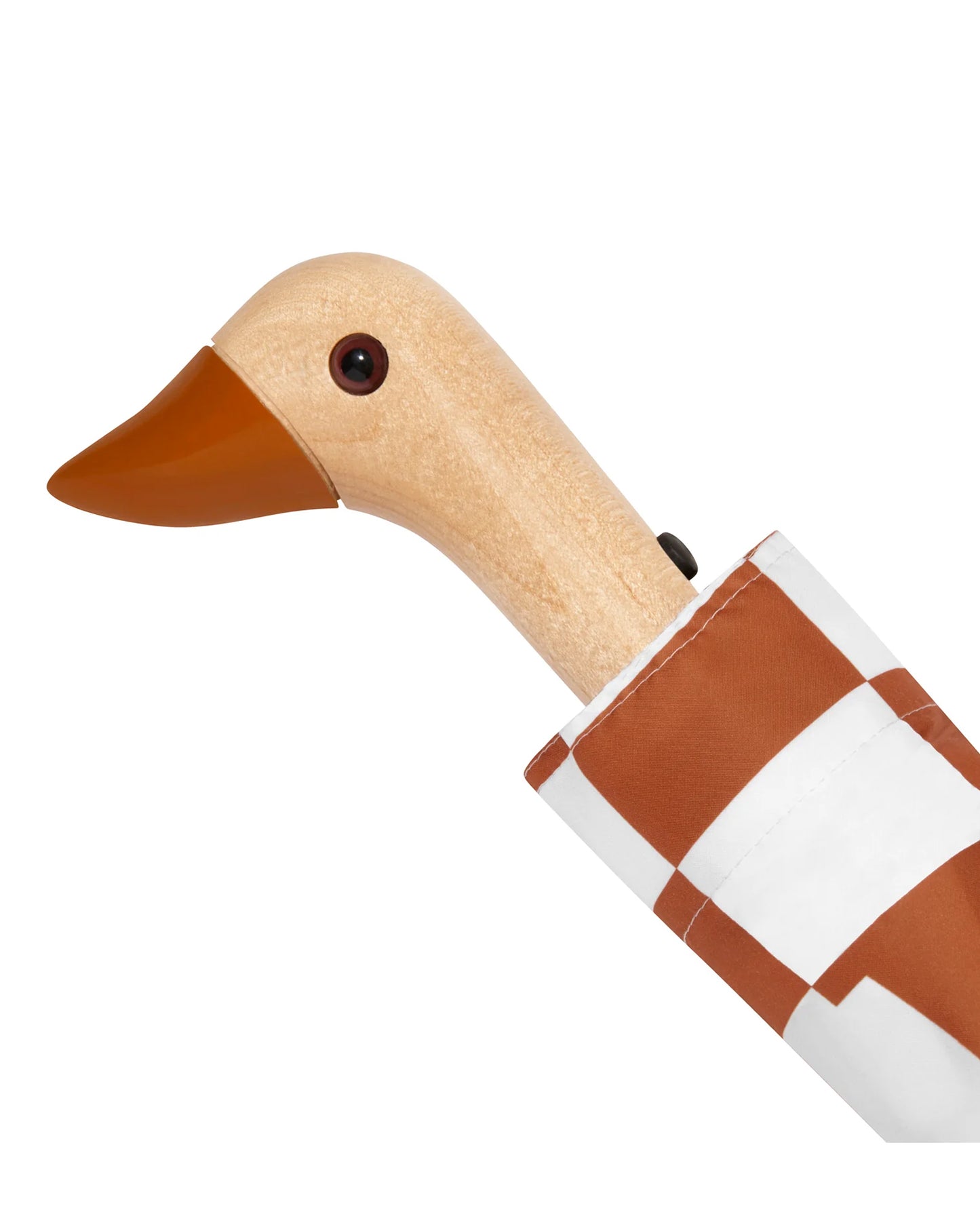 ORIGINAL DUCKHEAD Compact Umbrella in Peanut Butter Checkers