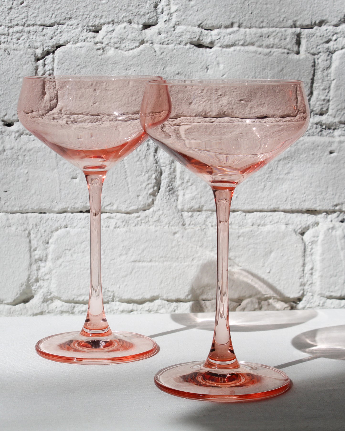 9 CHRISTOPHER Rose Coupes - Set of 2