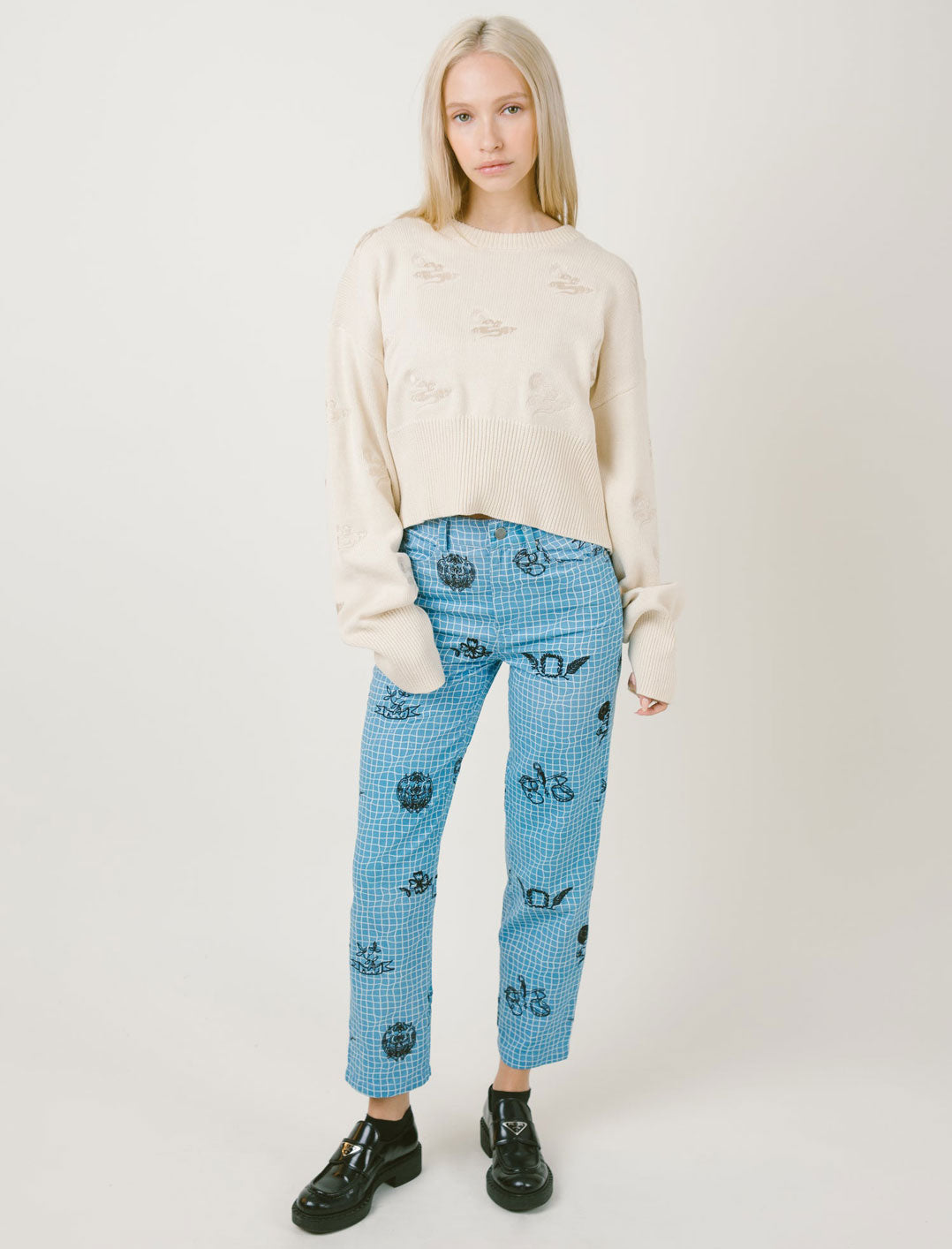 RATIONALLE Raya Pant in Emboidery