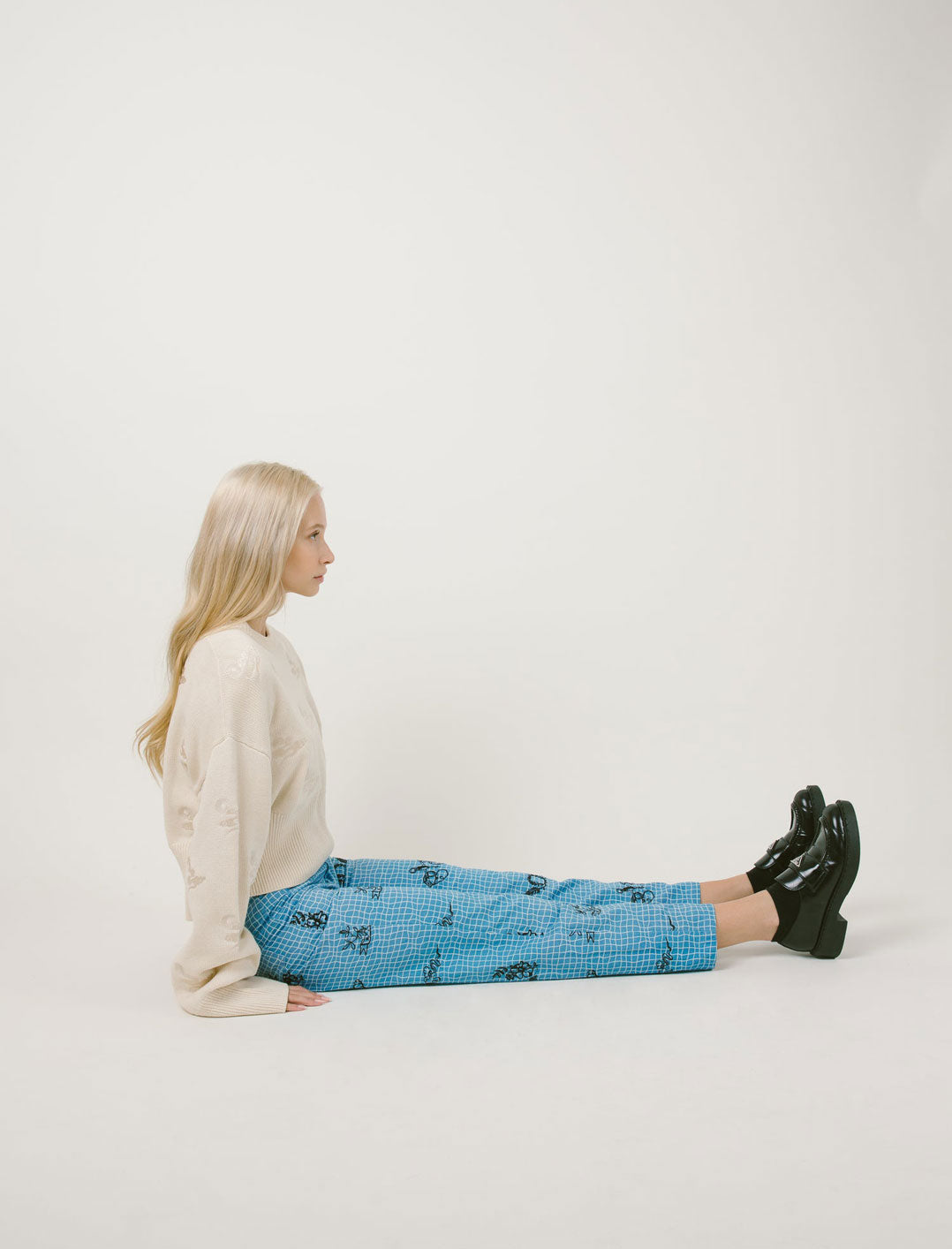 RATIONALLE Raya Pant in Emboidery