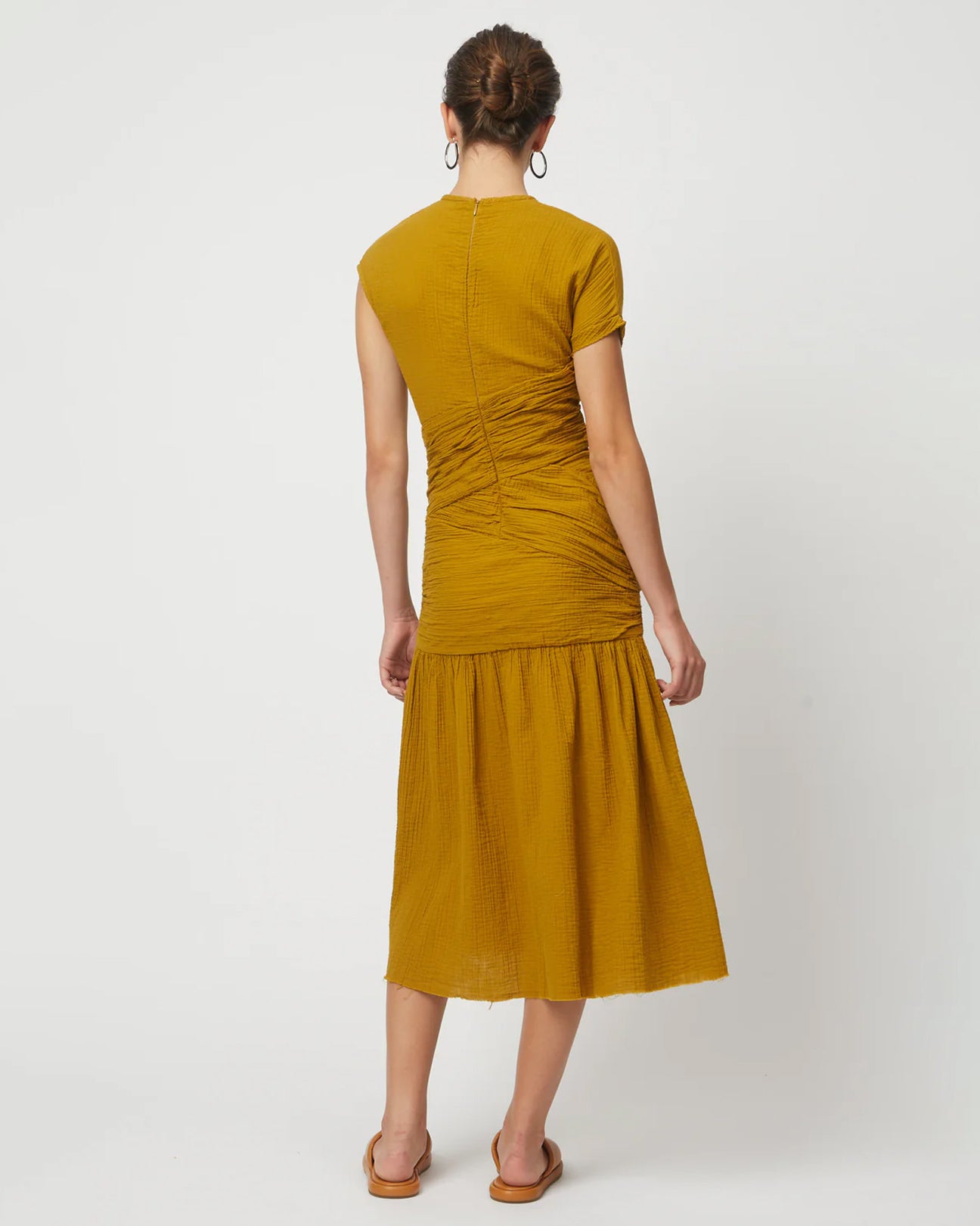 ATELIER DELPHINE Blakeley Dress in Amber Green