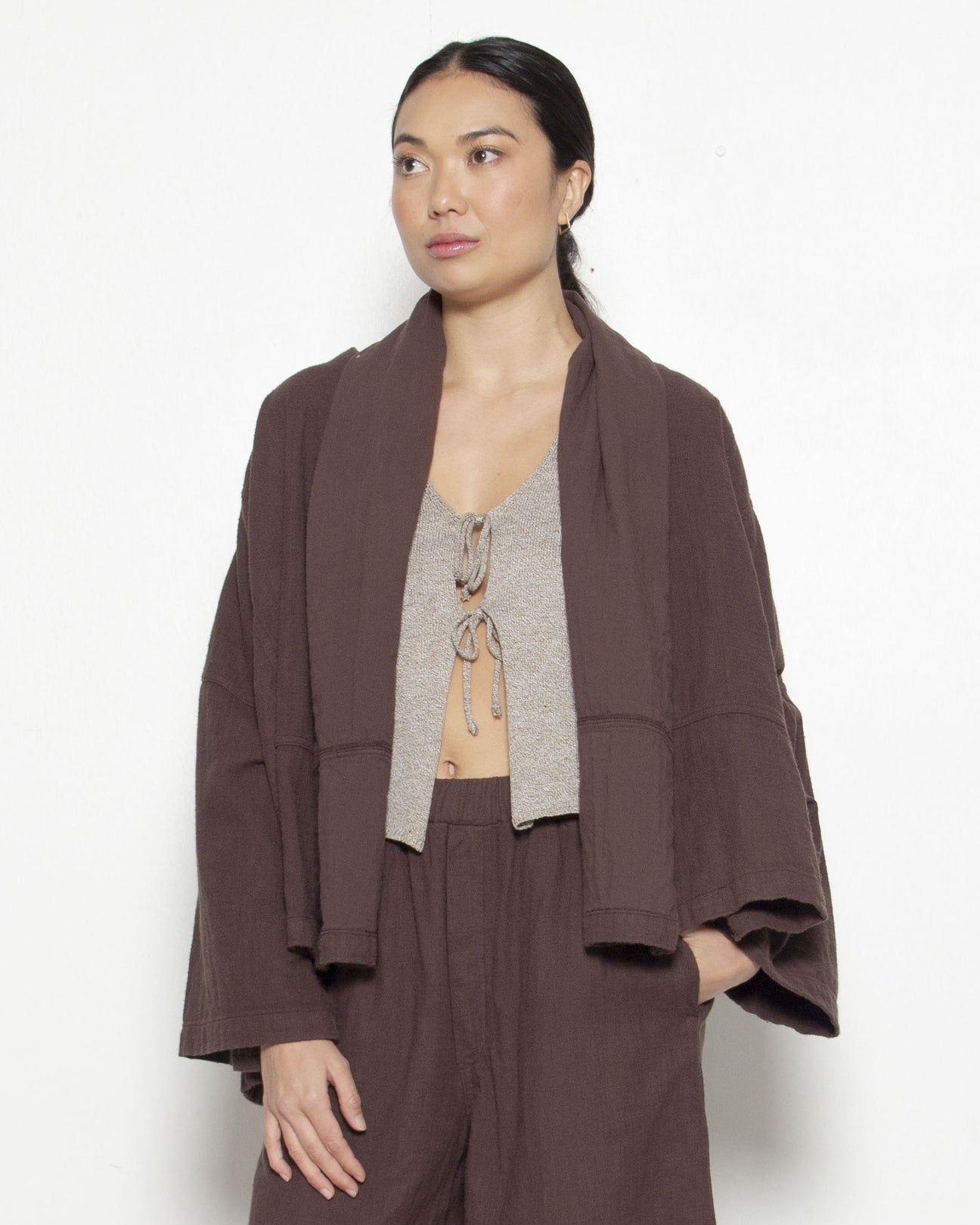 ATELIER DELPHINE Kimono Jacket in Wren