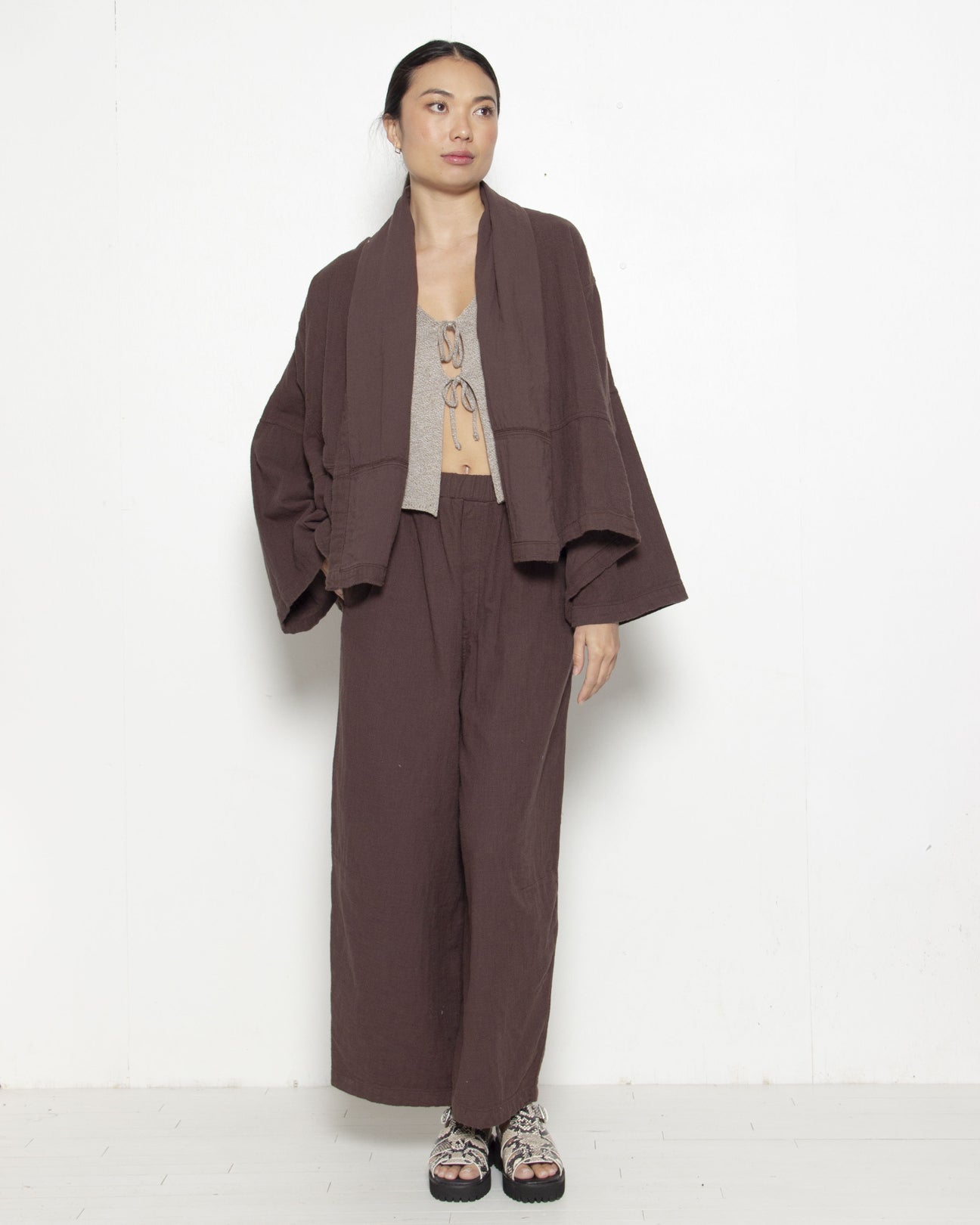 ATELIER DELPHINE Kimono Jacket in Wren