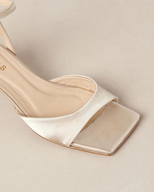 ALOHAS Skye Silky Sandals in Cream