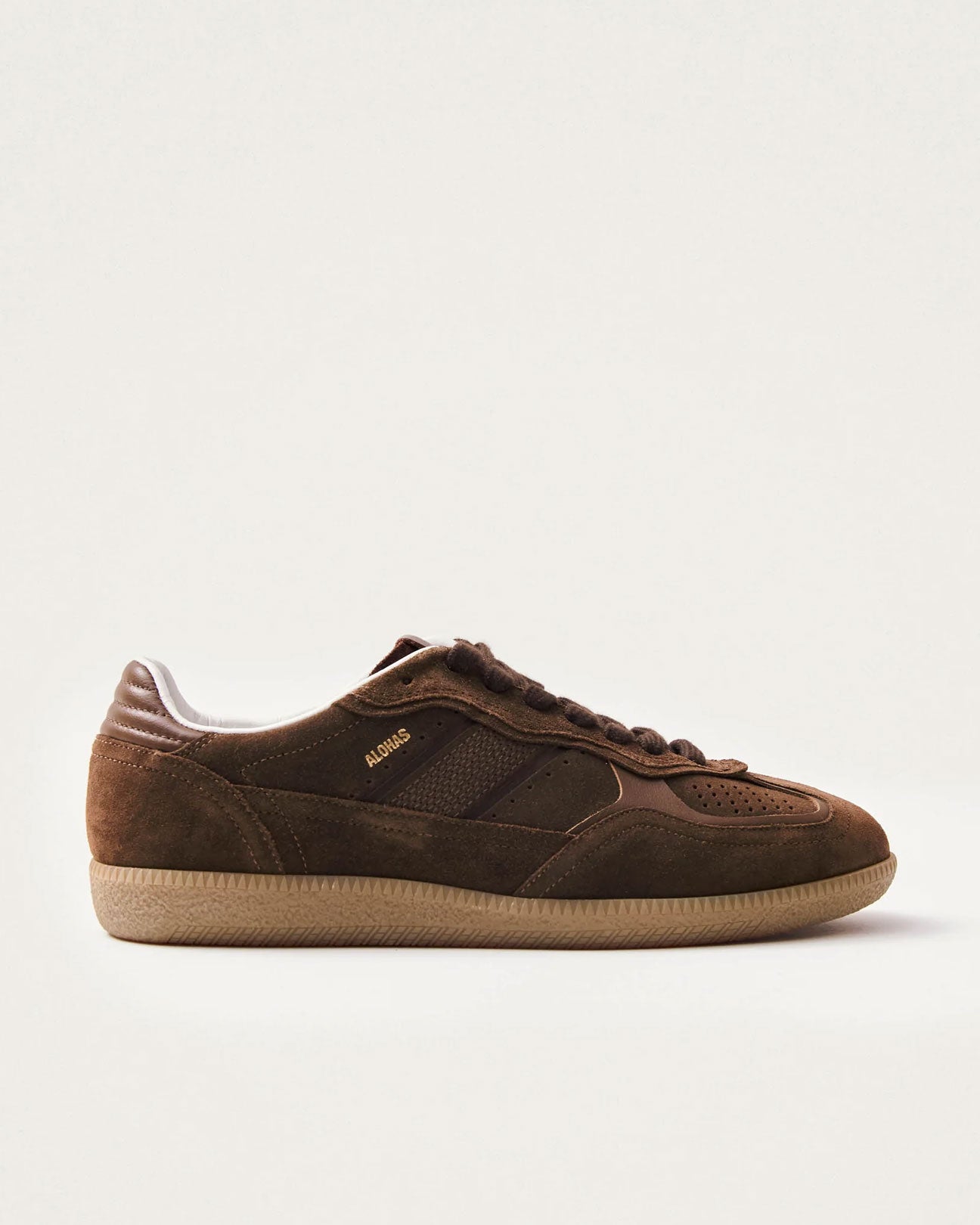 ALOHAS Leather Sneakers in Rife Chocolate Brown