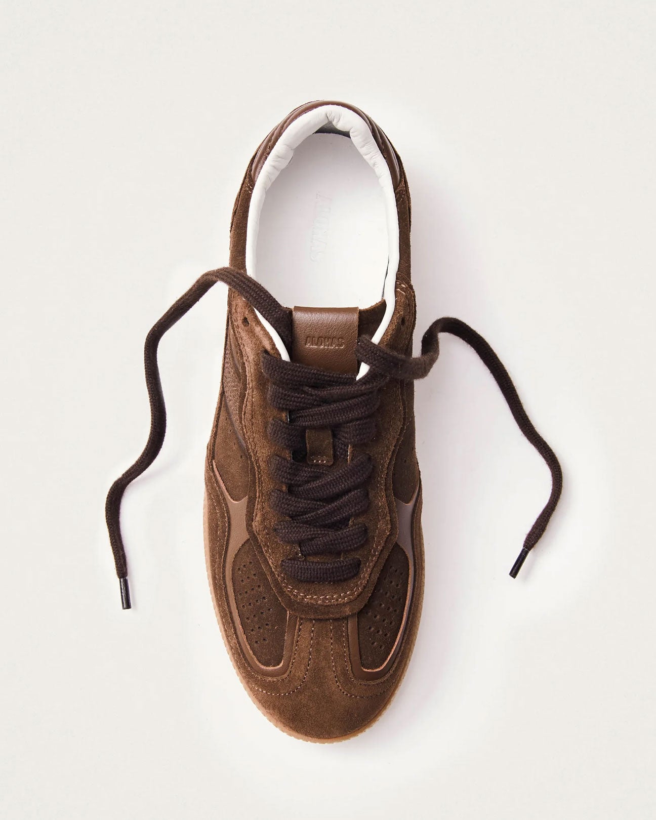 ALOHAS Leather Sneakers in Rife Chocolate Brown