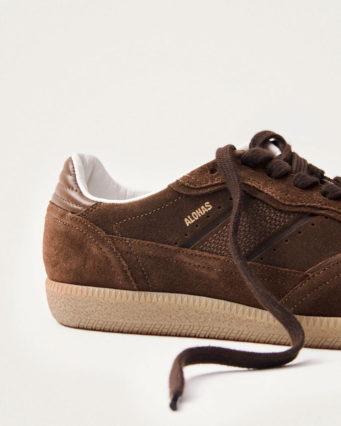 ALOHAS Leather Sneakers in Rife Chocolate Brown