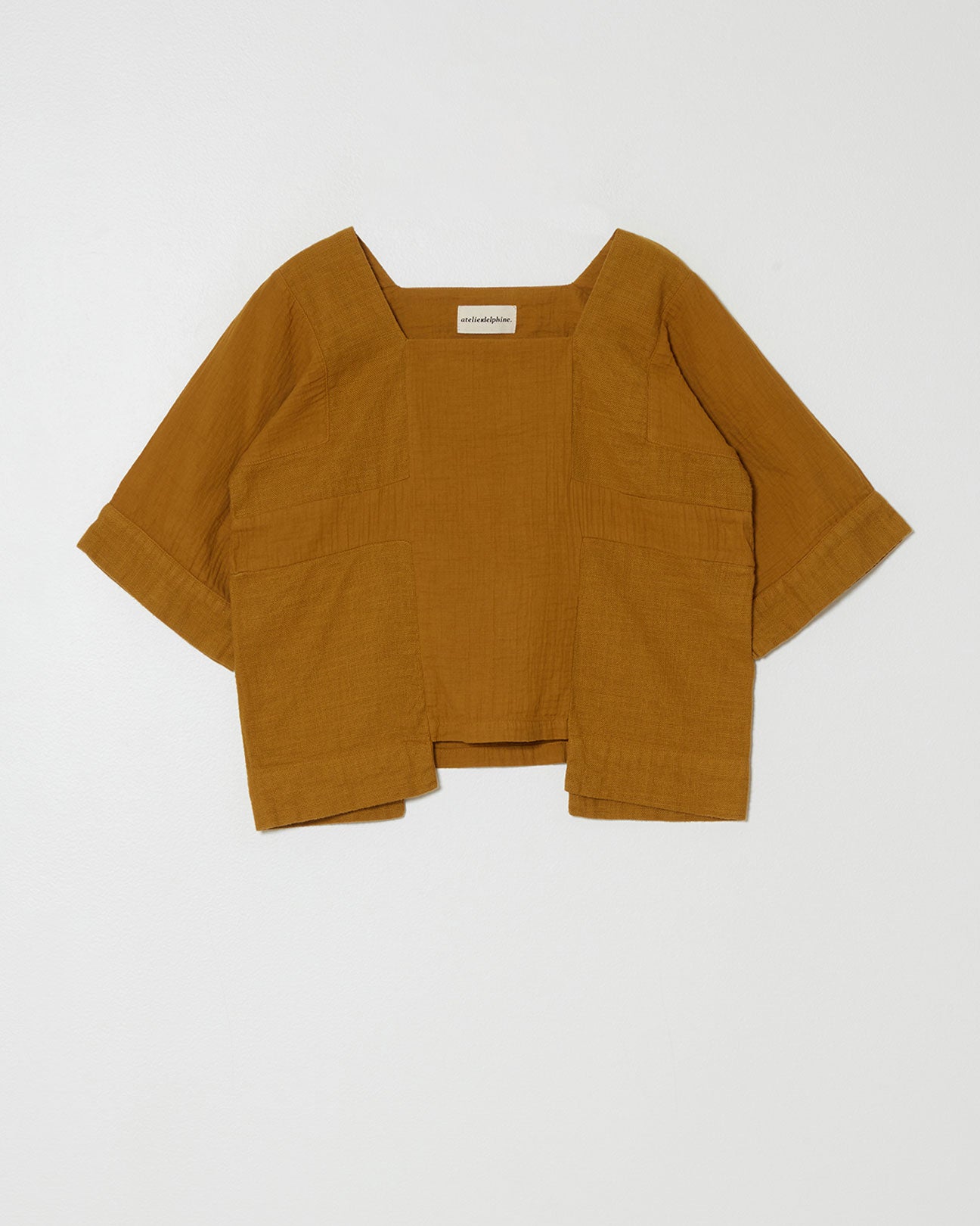 ATELIER DELPHINE Block Top in Amber Green