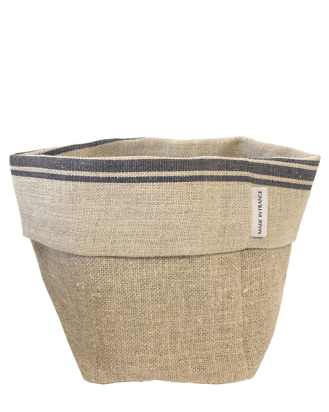 THIEFFRY Linen Bread Bag in Black Stripe available at Lahn.shop