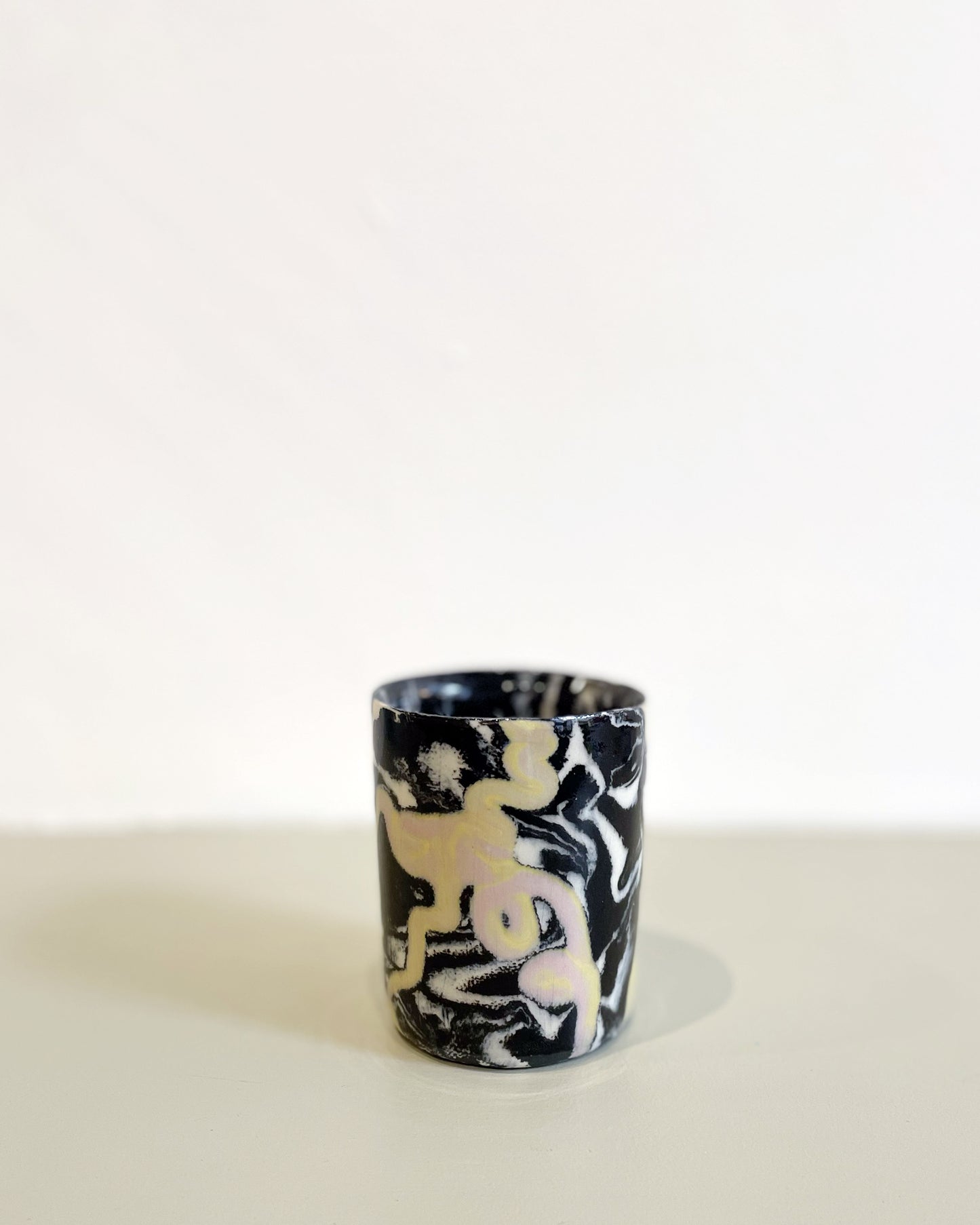 CERAMICISM Pastel Storm Swirl Tumbler available at Lahn.shop