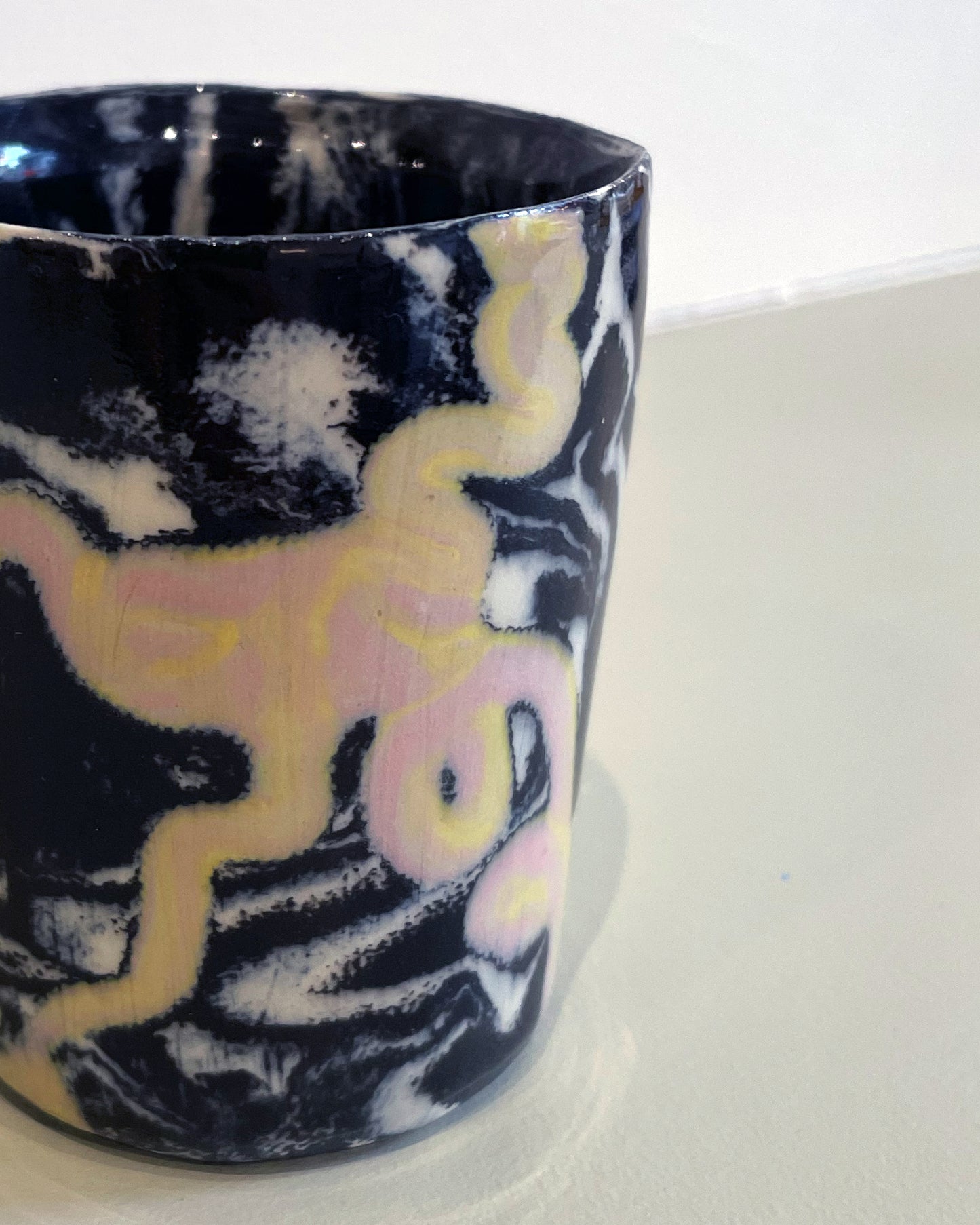 CERAMICISM Pastel Storm Swirl Tumbler available at Lahn.shop