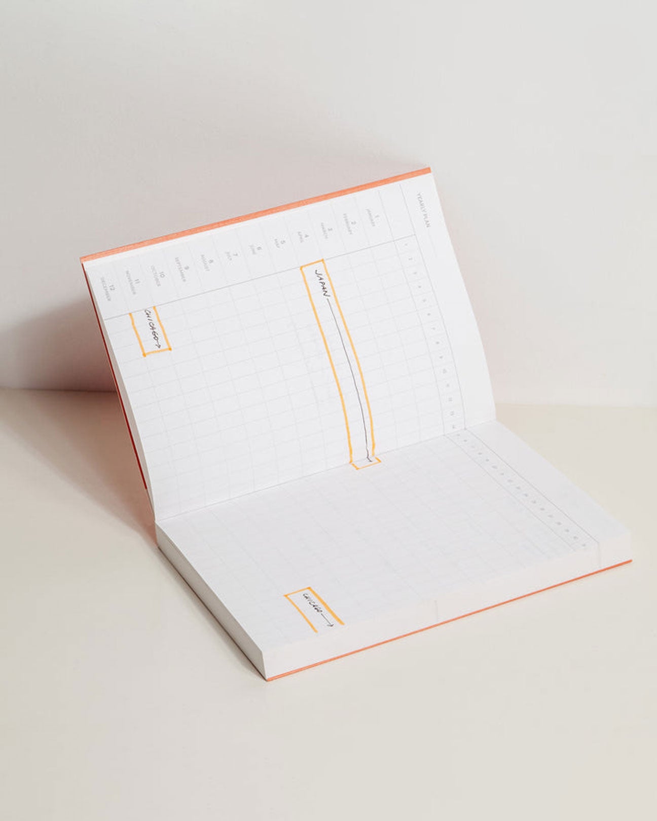 POKETO Concept Planner in Tangerine