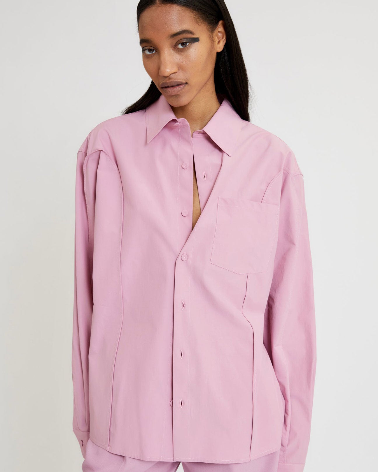 AKNVAS Cassie Shirt in Pink available at Lahn.shop