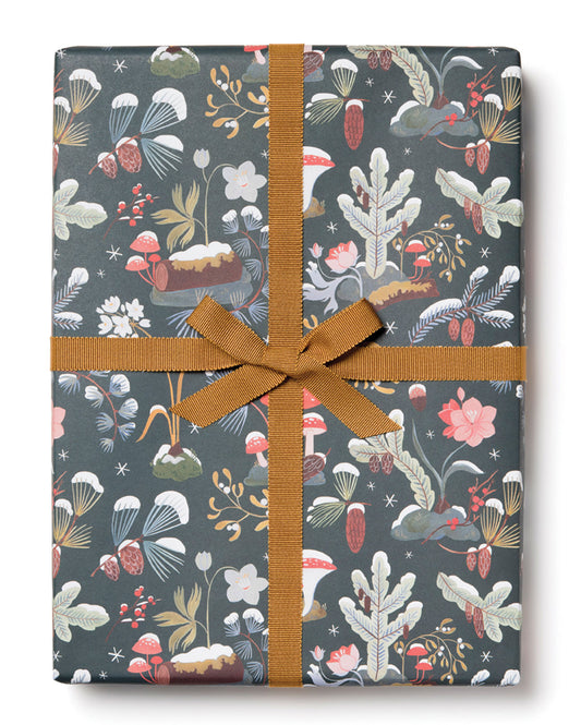 RED CAP CARDS Holiday Moss Gift Wrap
