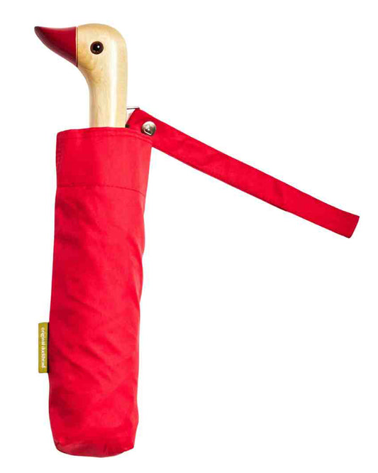 ORIGINAL DUCKHEAD Compact Umbrella in Red available at Lahn.shop