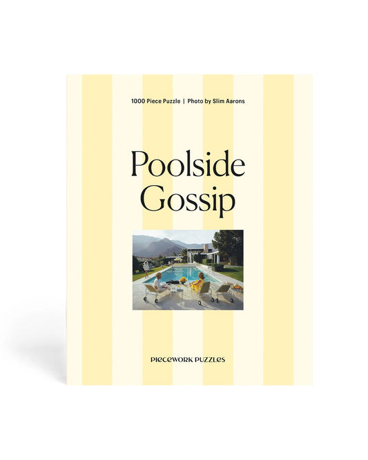 PIECEWORK Poolside Gossip - Slim Aarons Collab - 1000 Piece Puzzle